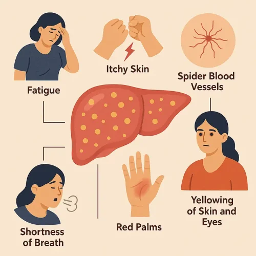 علائم کبد چرب